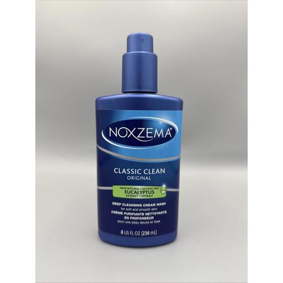 Noxzema Classic Clean Original Eucalyptus Deep Cleansing Cream Wash Pump 8oz NEW